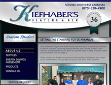 Tablet Screenshot of kiefhabers.com
